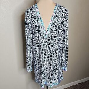 La Blanca Black and White Swim Coverup